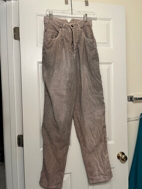 Redford Beige Linen Pants - Neutral Tan